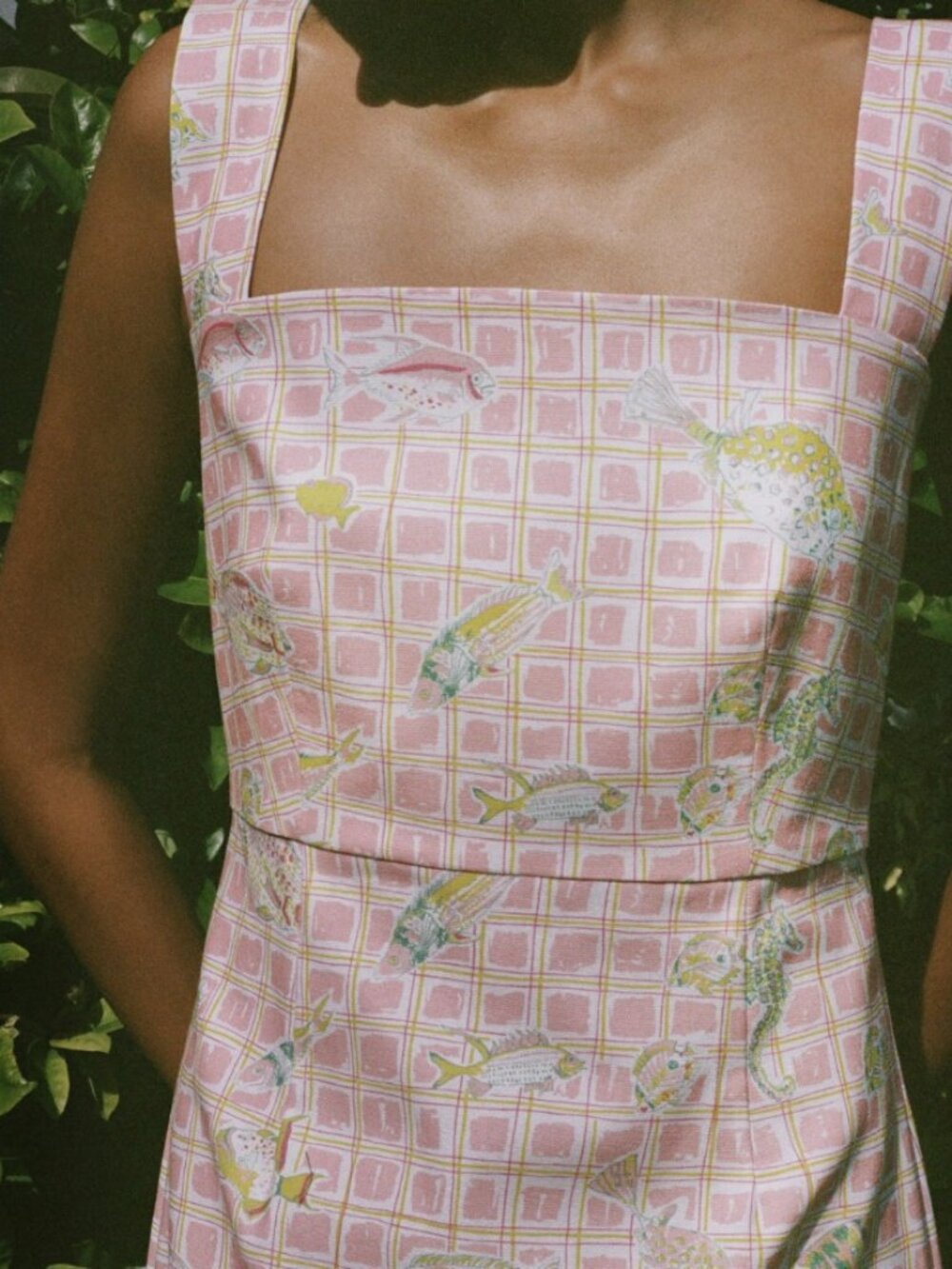 ISO Coco Shop Fishing Net Dress (Pink or Blue)
